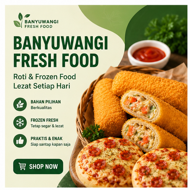 Roti frozen food Banyuwangi fresh dan siap saji