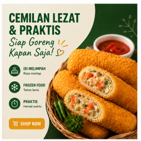 Risol frozen crispy Banyuwangi siap goreng